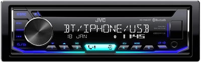 JVC KD-R992BT CD-Receiver mit Bluetooth-Freisprechfunktion und Audiostreaming schwarz USB/BT/Multico