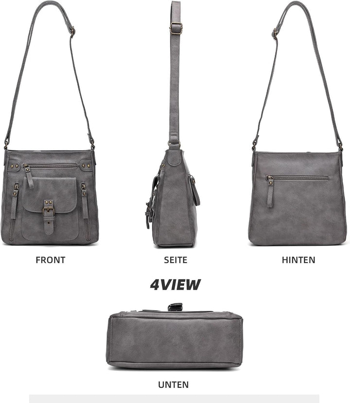 KL928 Tasche Damen Umhängetasche kleine Handtaschen Schultertasche Damentasche Damenhandtasche mitte