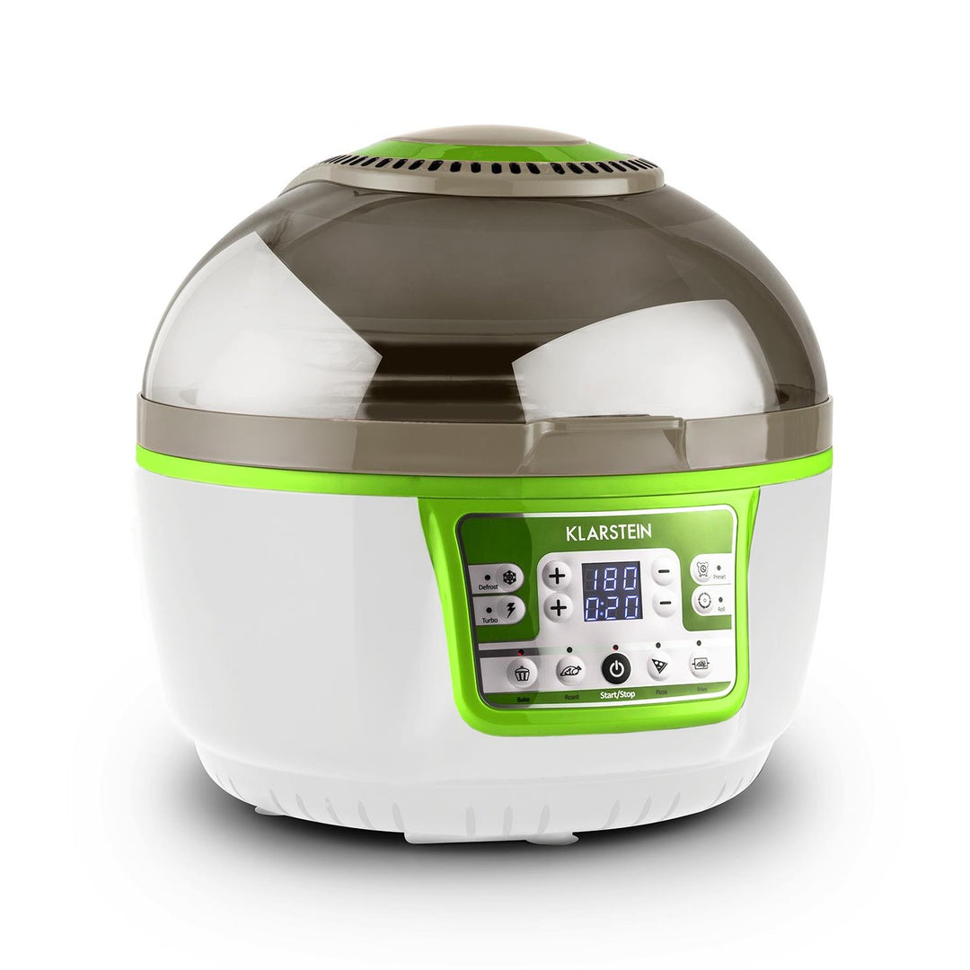 Klarstein VitAir Heissluftfritteuse Fritteuse, 1400 Watt, fett-frei Frittieren + Backen + Grillen +