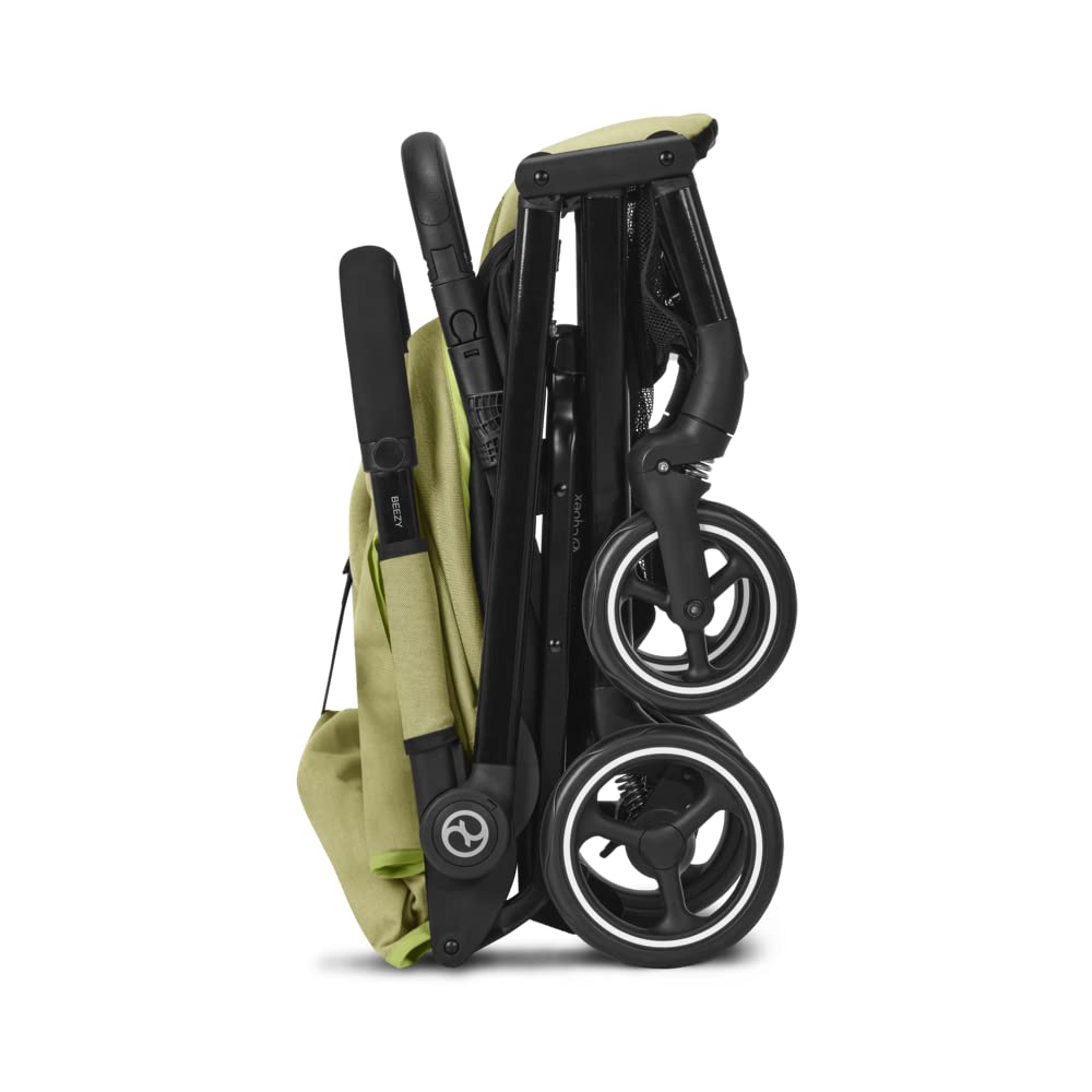 Cybex Gold Kinderwagen Beezy mit One-Pull Harness, Ab Geburt bis ca. 4 Jahre (max. 22 kg), Kompakt u