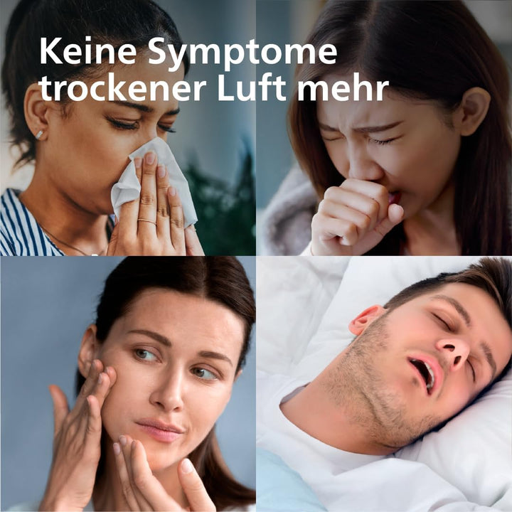 Philips Smart Humidifier - kompakt und dennoch leistungsstark mit himmelhohem Nebel, Aromatherapie,