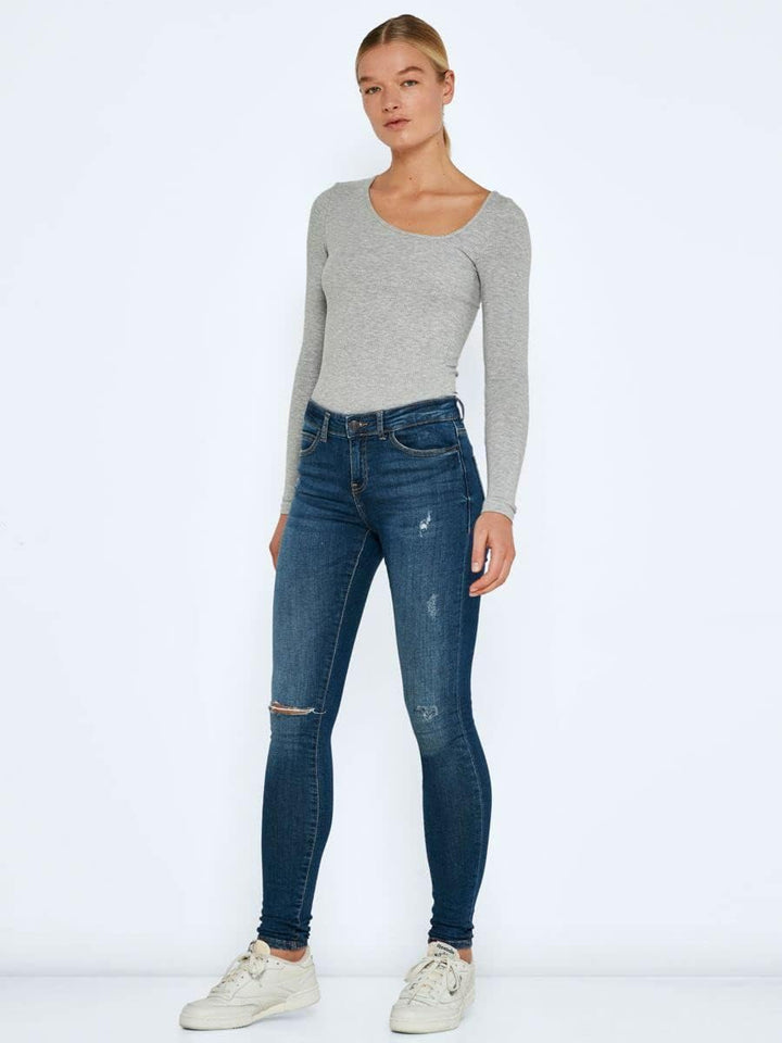 Noisy may Damen Jeans 25W / 30L Medium Blue Denim/, 25W / 30L Medium Blue Denim/
