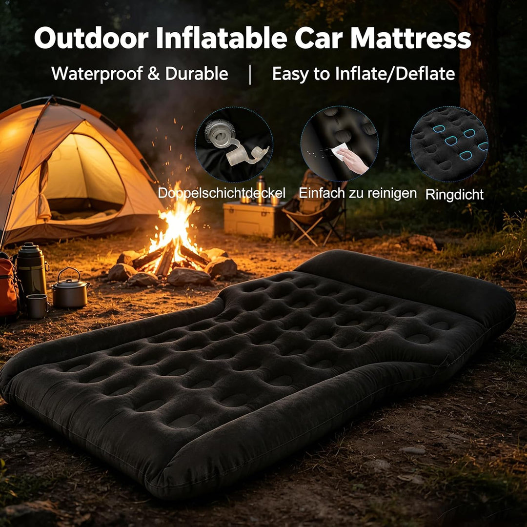Aufblasbare Auto-Luftmatratze, General Motors Reise Autobett mit Kissen, Limousine Camping Auto Reis