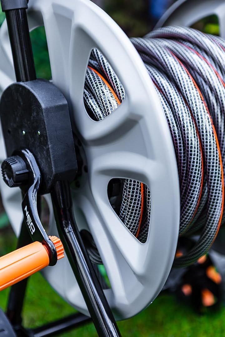 NEO TOOLS Pro Gartenschlauch 1/2 Zoll, 20 m Länge, 6-lagiger | UV-beständig, Flexibel Schlauch, Verd