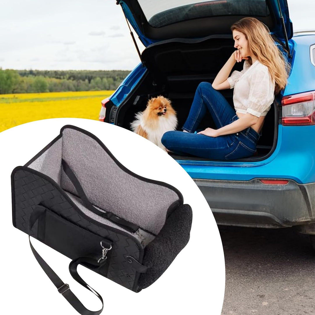 Mittelkonsole Hundeautositz,Hunde Konsole Autositz Unter 6kg | Klappbarer Transportabler Booster Trä