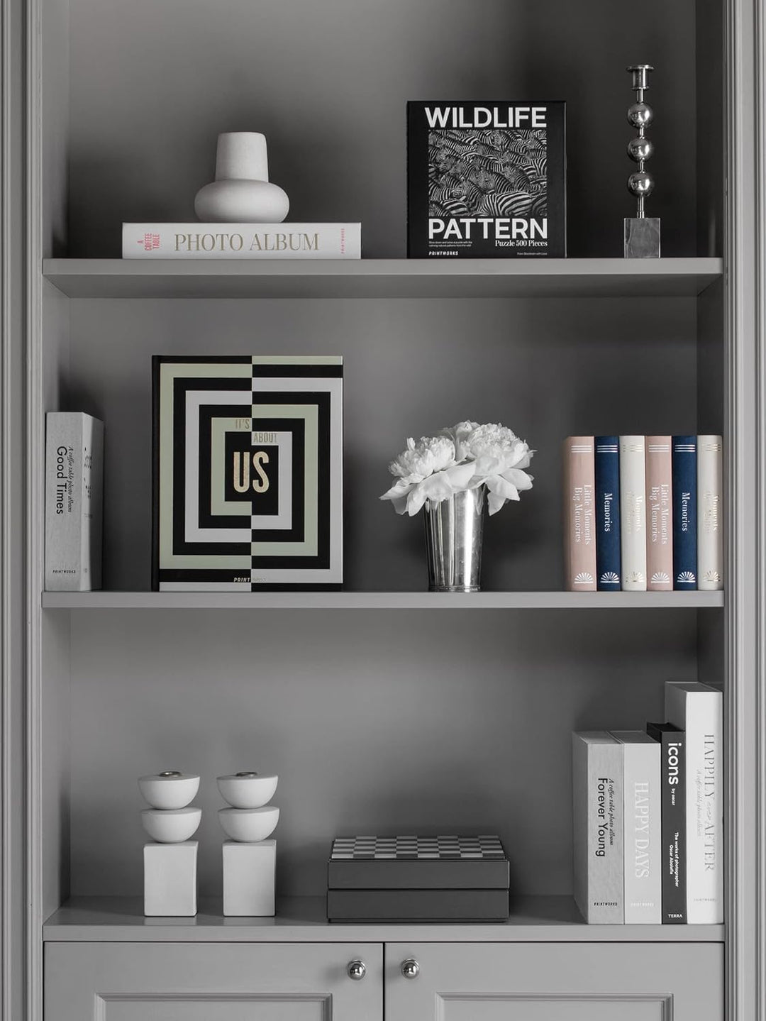 Printworks Bookshelf Alben - Erinnerungen Bookshelf Alben Foto Alben Home Interior Dekoration