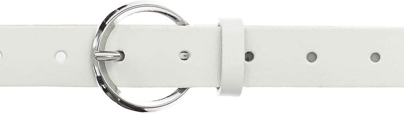 Vanzetti 25mm Leather Belt W80 White