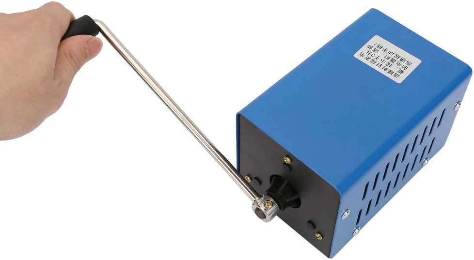 Handkurbel Generator, Kurbelgenerator Generator USB Aufladung Tragbarer Ladegenerator Notladedynamot