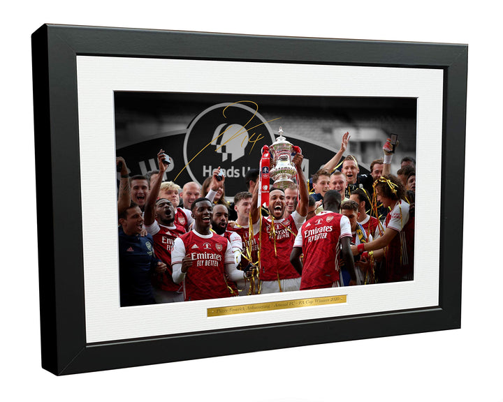 Pierre-Emerick Aubameyang Arsenal FC Autogramm-Fotorahmen, A4, 30,5 x 20,3 cm