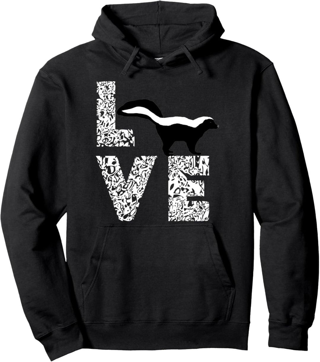 Stinktier Skunks Love Stinker Haustier Wildtiere Pullover Hoodie