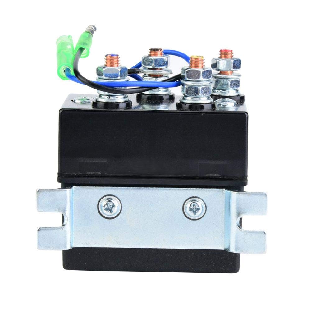 Winden Magnetrelais, für 1500-5000 lb Winden ATV UTV Windenschützmagnetrelais, schwarz