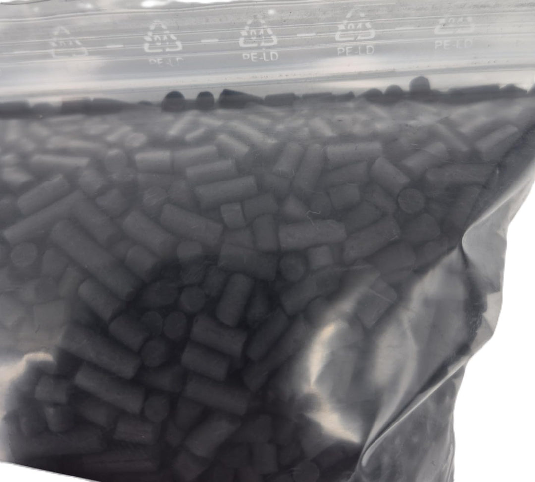 5 Liter Aktivkohle Pellets Ø4mm, aus Steinkohle zur Luftreinigung (AERO-CLEAN Rock-Pellets) [Energie