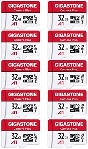 Gigastone Kamera Plus 32GB MicroSDHC Speicherkarte 10er-Pack + 2SD Adapter, für Action-Kamera und Dr