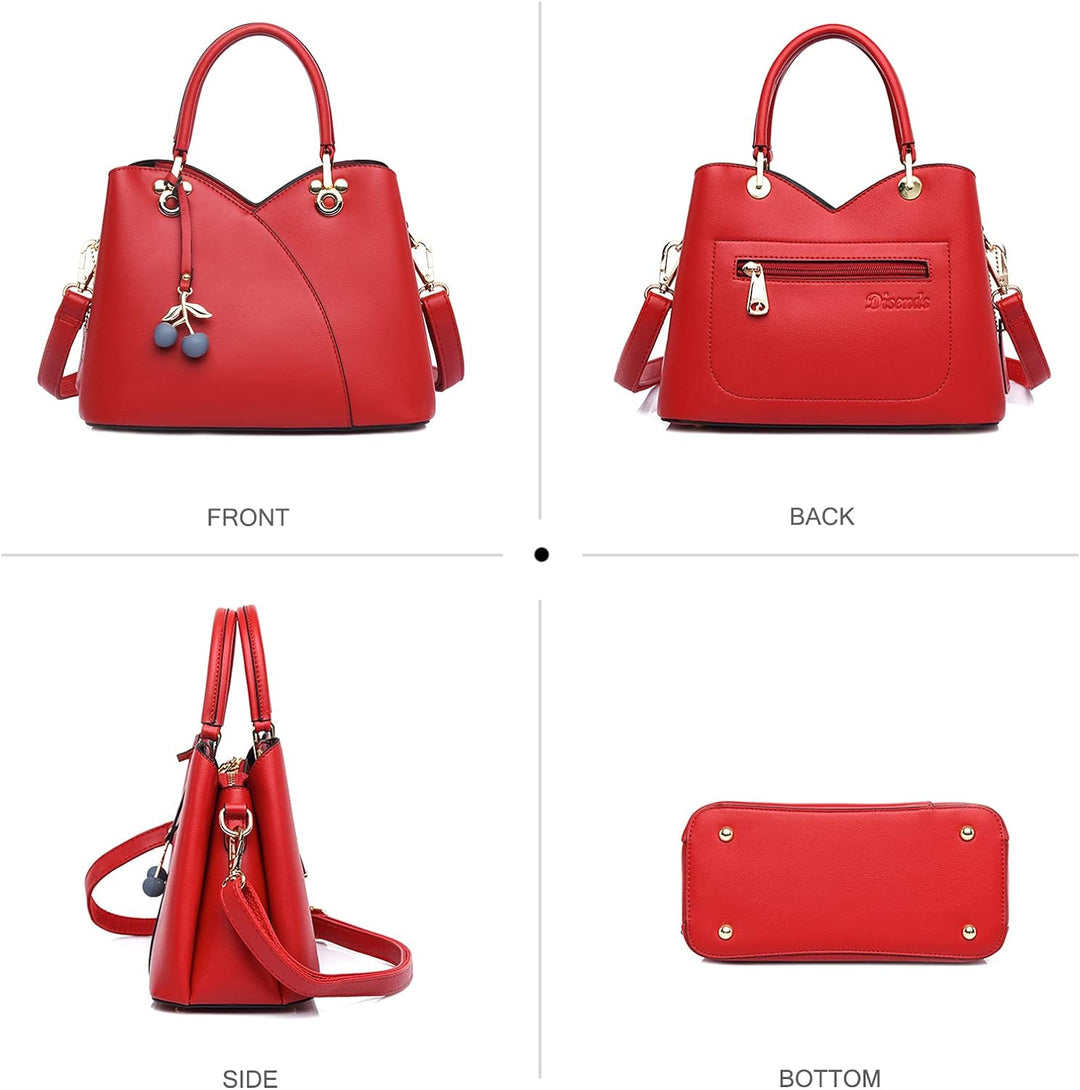 NICOLE & DORIS Handtaschen Klein Modern Handtasche Damen Schultertaschen PU Leder Umhängetasche Frau