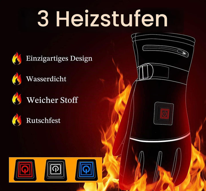 Z-YQL Touchscreen Beheizte Handschuhe Winterheizung Handwärmer für Damen Herren Skifahren Snowboarde