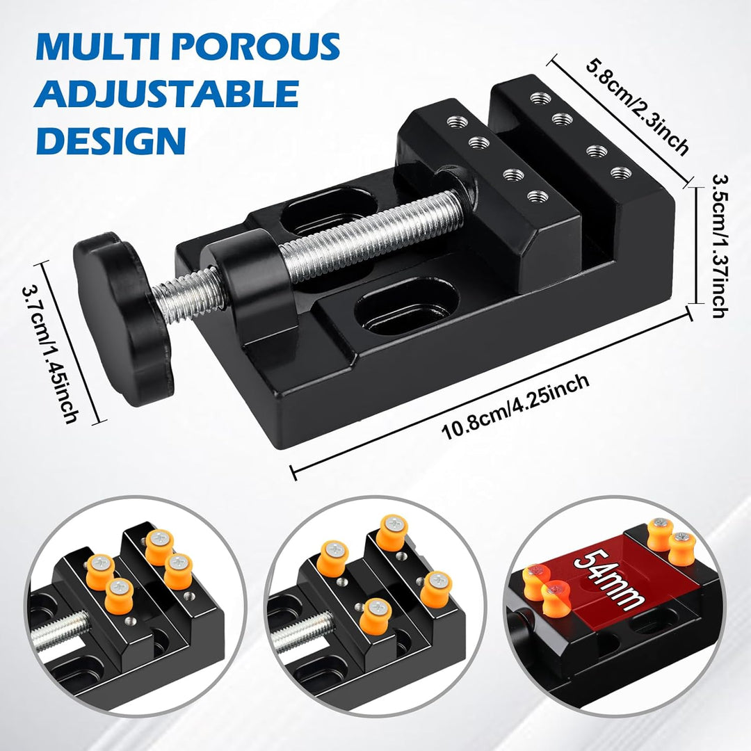 62 Pcs Handbohrer Set - Mini Bohrmaschine für Modellbau Werkzeug mit 48 Spiralbohrer Bits, 10 PCB-Mi