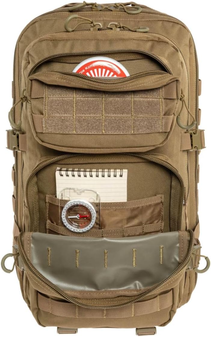 Tactical Polygon Large 36L Taktischer Rucksack – Coyote | Militär & Outdoor Rucksack Herren | Mit MO