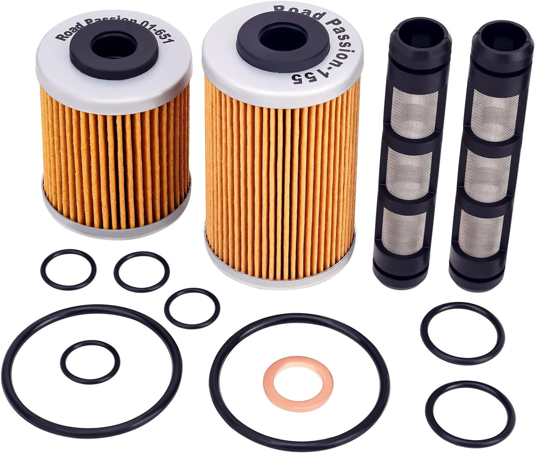 Road Passion Ölfilter Motorrad Ölfilter-Kombisatz Kompatibel mit 690 duke/R/Enduro/R/SMC/R