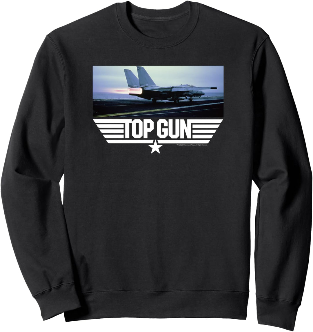 Top Gun Danger Zone Screen Clip Logo Sweatshirt