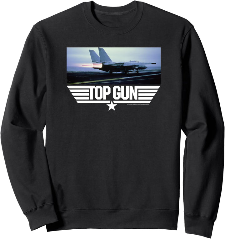Top Gun Danger Zone Screen Clip Logo Sweatshirt