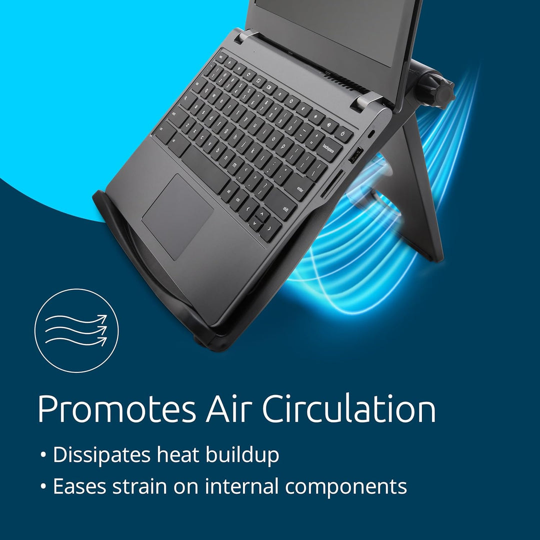 Kensington Easy Riser EQ Tragbarer Laptopständer & -kühler, höhenverstellbar und leicht, faltbarer N