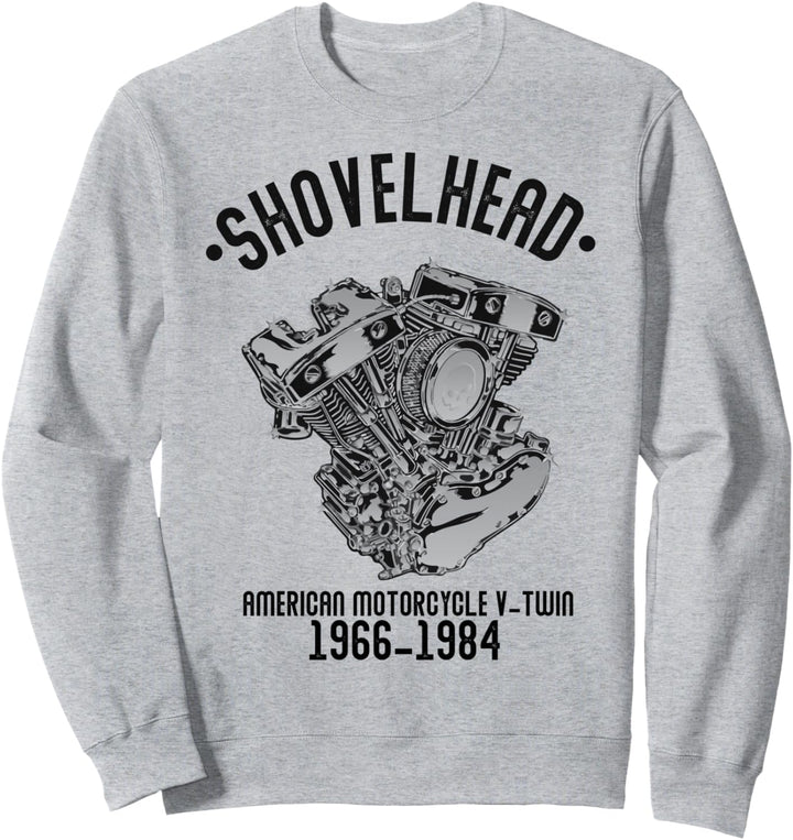 Vintage Shovelhead Motorrad-Enthusiasten. Sweatshirt