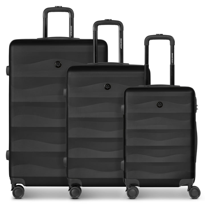 SMARTBOX Hartschalen Koffer-Set 3-teilig für Damen & Herren | leichte & stabile Reise-Trolleys aus h
