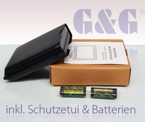 G&G FH2000 2000g/0,1g-1000g/0,05g Taschenwaagen Feinwaage Digitalwaage Goldwaage Münzwaage Briefwage
