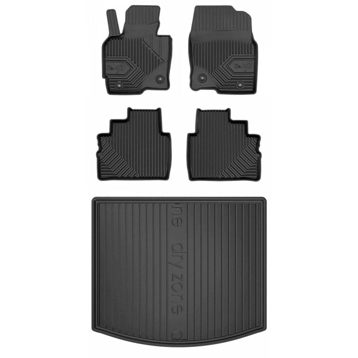 Satz Fussmatten und Gummimatte für Mazda CX-5 I 2012-2017