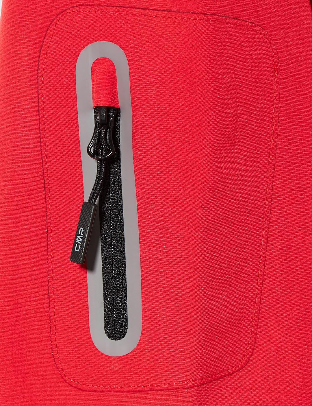 CMP Damen Windproof And Waterproof Softshell Jacket Wp 7.000 Jacke 36 Ferrari-Schwarz, 36 Ferrari-Sc