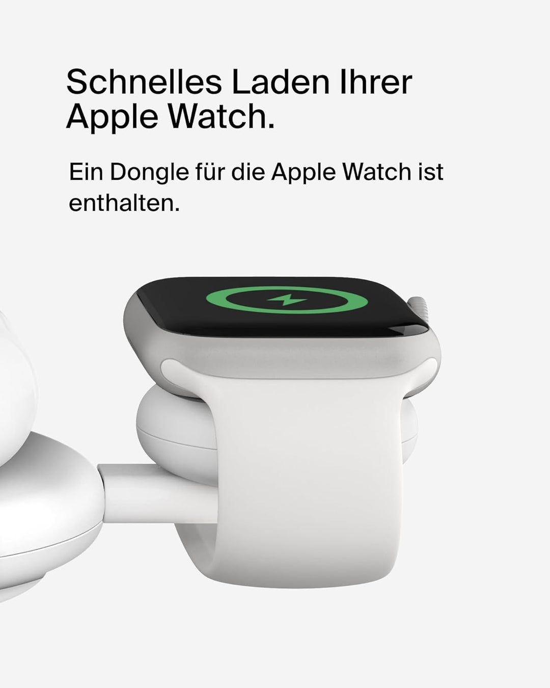 Belkin BoostCharge Pro kabellose 3-in-1-Ladestation mit magnetischem Qi2, 15 W, Schnellladegerät, Wi