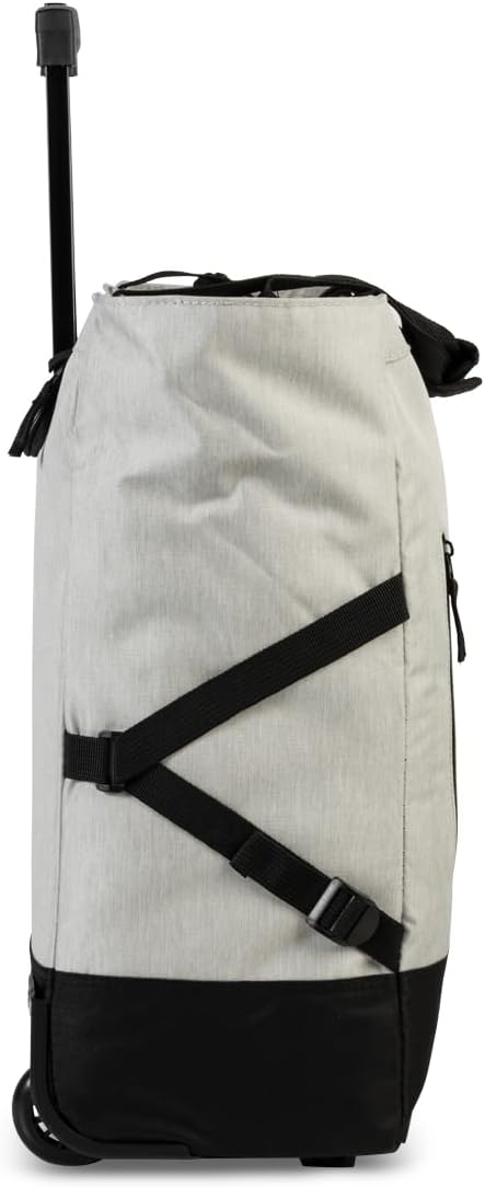 Punta® Einkaufstrolley 33L Hellgrau | Einkaufstrolley modern mit Skater-Rollen – leise & leichtgängi