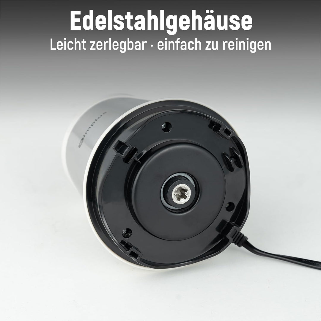 SIMPLUS Multizerkleinerer Elektrisch 1.8L Glas, 420 Edelstahl 4 Klingen, 2 Geschwindigkeiten, 6 Seku