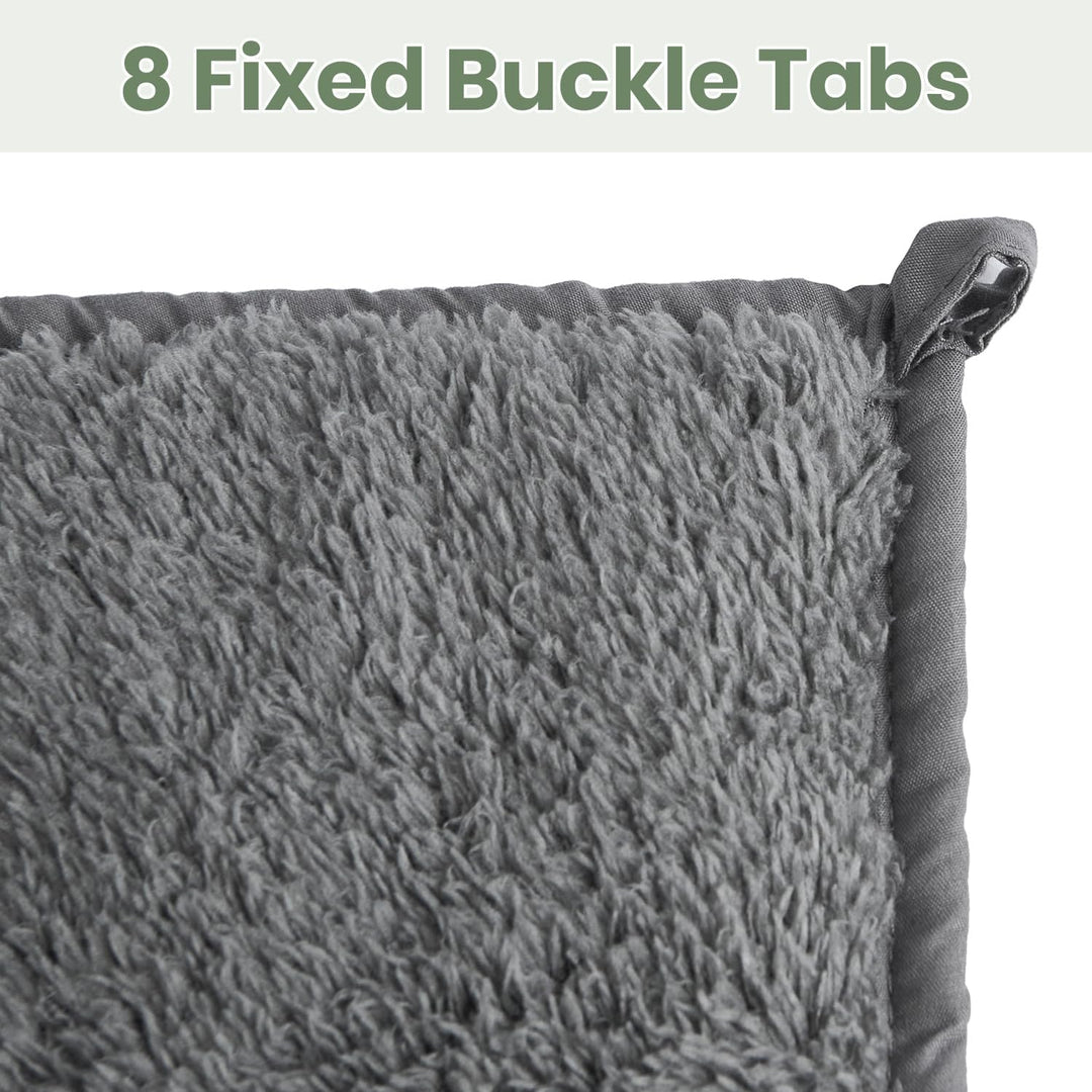 Good Nite Gewichtsdecke 8 kg Weighted Blanket Schwere Decke zum Schlafen Erwachsene Grau 150 x 200 c