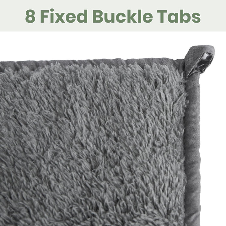 Good Nite Gewichtsdecke 6 kg Weighted Blanket Schwere Decke zum Schlafen Erwachsene Grau 125 x 180 c