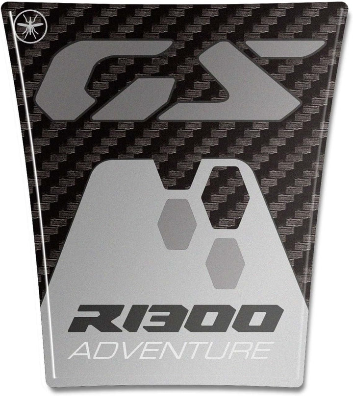 LABELBIKE 3D Aufkleber Motorrad Tankpad kompatibel mit BMW | R 1300 GS Adventure, Harzschutz, kratzf