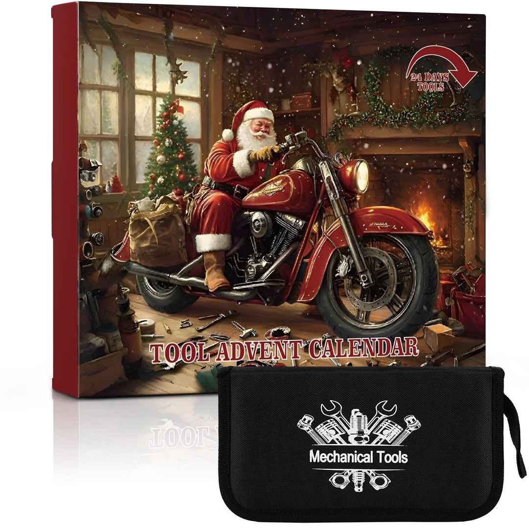 Werkzeug Adventskalender - 24 Tage Weihnachten Countdown Kalender Mechanische Werkzeuge Set Weihnach