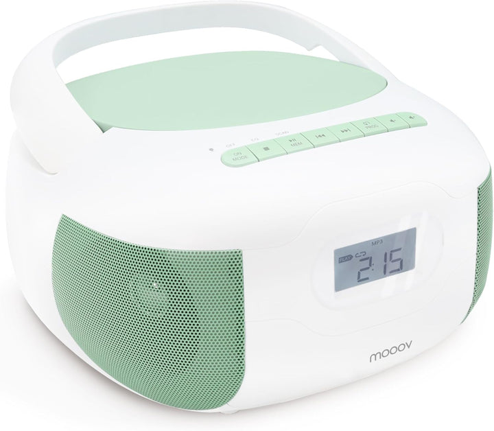 CD Player Radio Mady Bluetooth, MP3 mit USB-Anschluss, Micro-SD-Karte - Grün - Metronic 477186