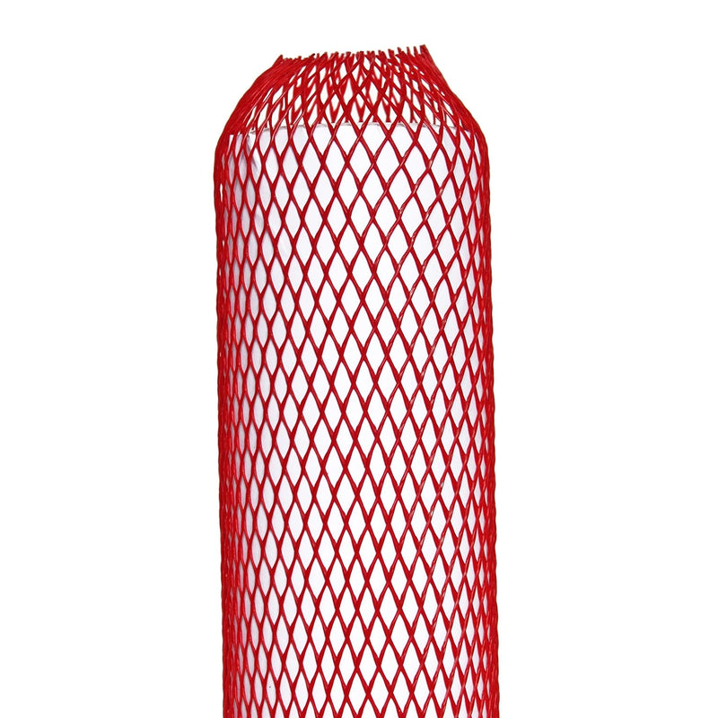 Netzschlauch, Verpackungsnetz, Oberflächenschutznetz STANDARD, Ø 50-100mm, rot (50m), 50m