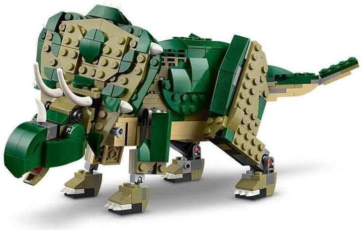 LEGO Creator T.Rex, 3-in-1-Dino zum Umbauen in einen Triceratops oder Pterodaktylus, bewegliches Din