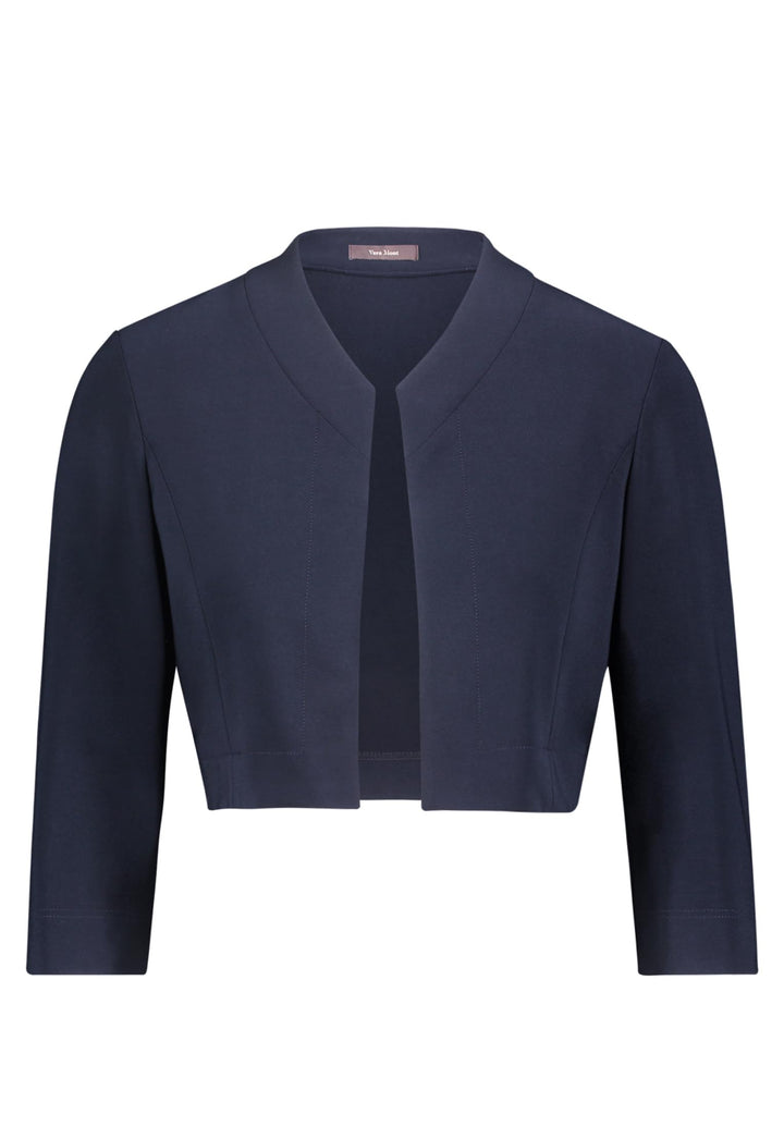 Vera Mont Damen Bolero-Jacke figurbetont 52 Blau, 52 Blau