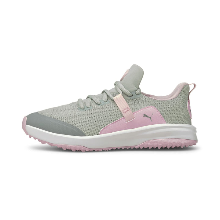 PUMA Jungen Fusion Evo Jr. Golfschuh 35.5 EU High Rise Pink Lady, 35.5 EU High Rise Pink Lady