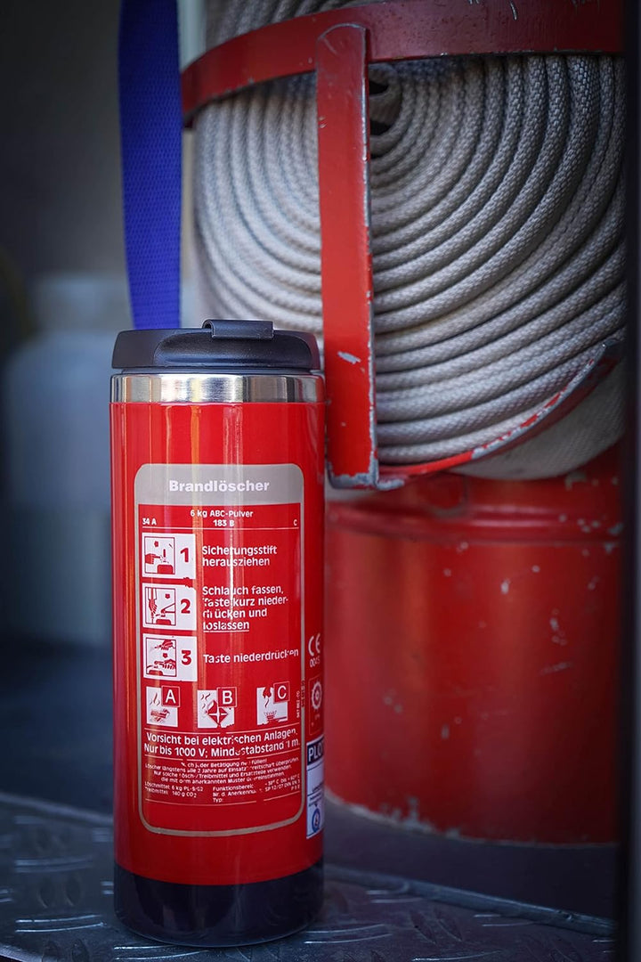 Thermobecher Brandlöscher Feuerwehr Geschenke 350 Ml Kaffee TO GO Feuerwehr Zubehör Auslaufsicher Tr