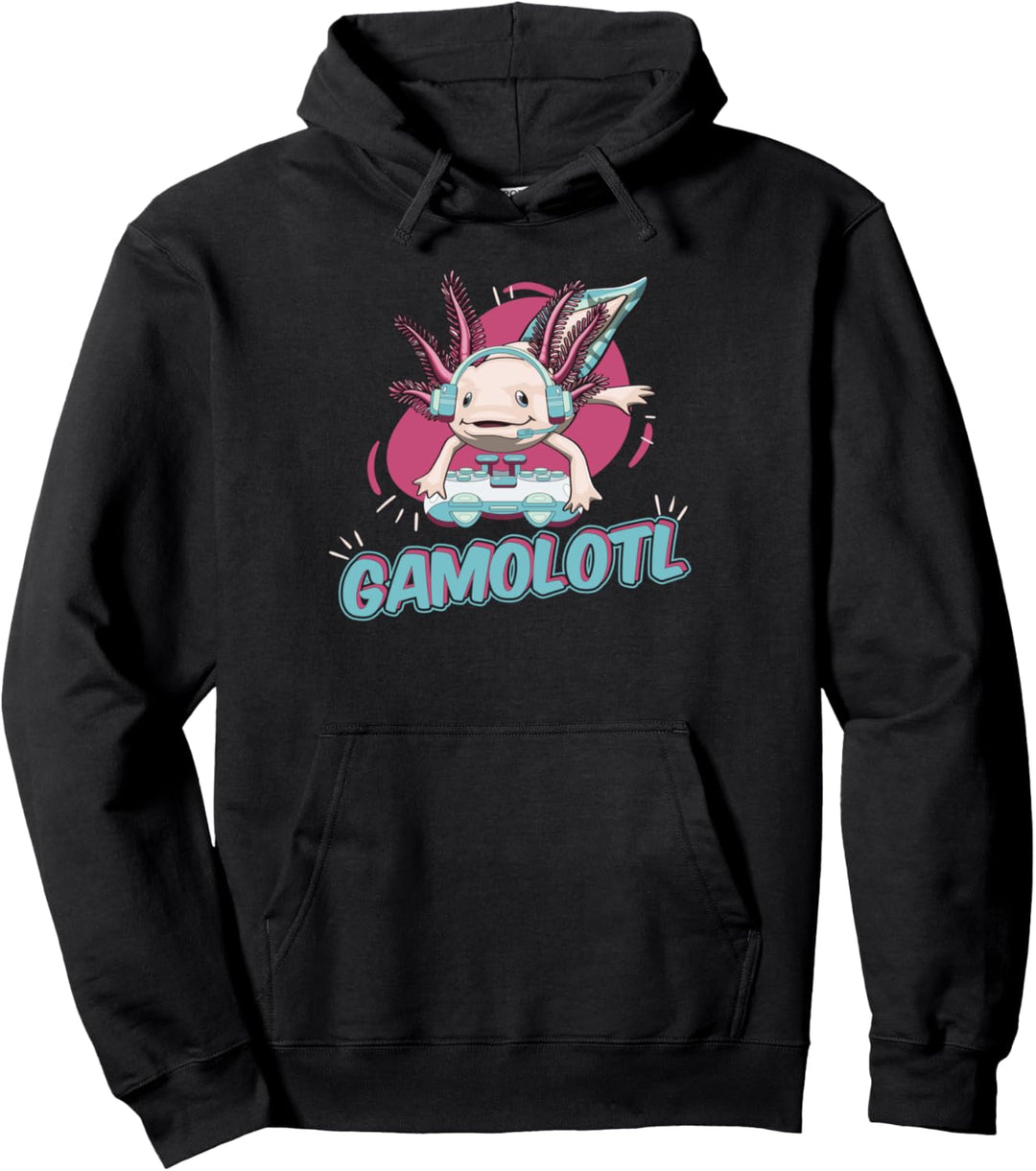 Gamolotl Axolotl Frauen Mexikanische Fische Lustige Amphibien Pullover Hoodie