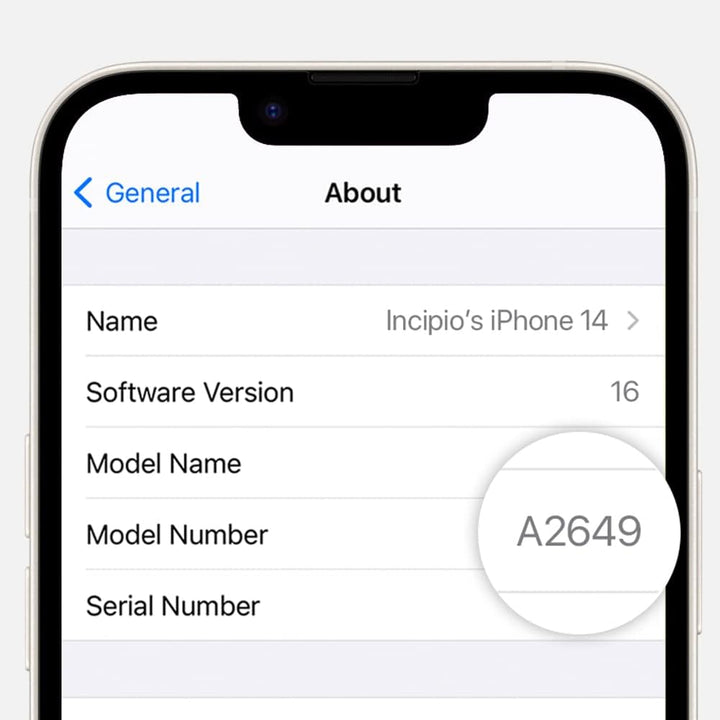 Incipio Organicore Clear Handyhülle für iPhone 14, Ozeanblau/Transparent, Ozeanblau/transparent