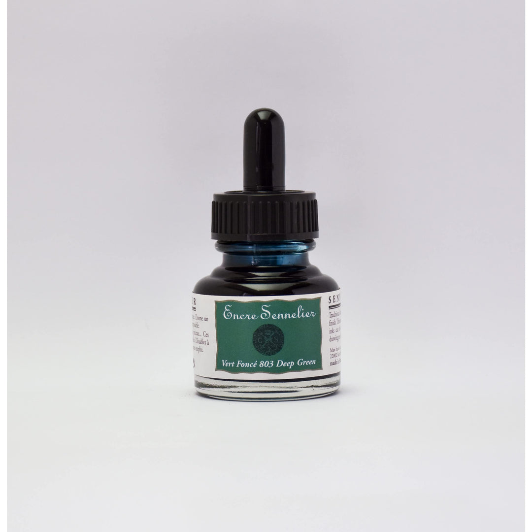 Sennelier Schellacktusche, 30 ml, 803 Dunkelgrün