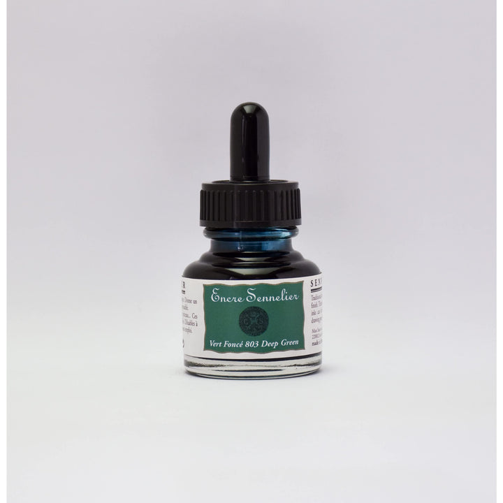 Sennelier Schellacktusche, 30 ml, 803 Dunkelgrün