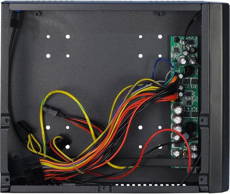 Inter-Tech-500 Black Computer Case – Computer Cases (PC, ITX, Black, 4.5 cm, 50 mm, 200 mm), schwarz