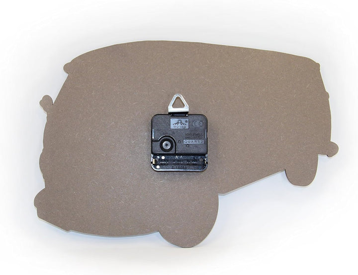 BRISA VW Collection - Volkswagen Wand-Werkstatt-Uhr-Zeitanzeiger-Clock-Zeitmesser im T1 Bus Design (