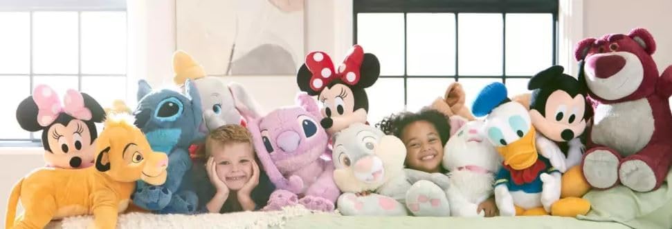 Disney Store Offizielles grosses Kuscheltier Dumbo, 45 cm, Klassische Figur als Kuscheltier, Babyele